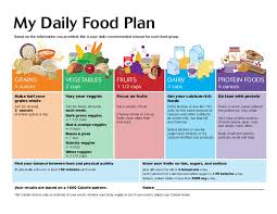 My Daily Food Plan 18 Years Old Graphic Organizer For
