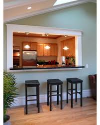 If you have a small kitchen space, then consider building the kitchen around the walls. 60 Stunning Half Wall Kitchen Designs Ideas Roundecor Kitchen Pass Through Home Remodeling Pass Through Kitchen