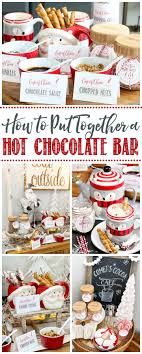 Make sure to plan on each guest using at least two toppings per cup. Hot Chocolate Bar Ideas Clean And Scentsible