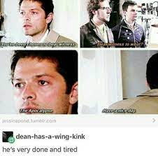 I Feel Like That S An Accurate Description Of His Entire Personality Supernatural Spn Supernatural Fandom