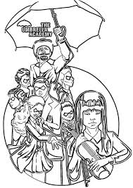 The umbrella academy coloring pages The Umbrella Academy 2 Coloring Page Free Printable Coloring Pages For Kids