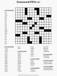 Bonus, they help keep your brain sharp! Crossword Fill In Puzzles Printable Vocabulary Builders