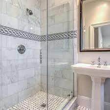 Border tiles are the perfect way to finish off a tiling job. Bathroom Tile Border Ideas Design Corral