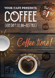 If you're a coffee shop owner, wall art can be an important way for you to express your brand and add a distinctive look to your business. 80 Coffee Flyer Coffee Poster Ideas Coffee Poster Coffee Flyer