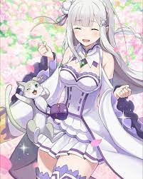 エミリア on instagram reゼロから始める異世界生活 rezero re從零開始的異世界生活 emilia emt エミリア rezero リゼロ puck rezero rezeroseason2 reゼロから始める異世 anime art anime high school