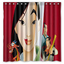 Mulan, a young and disney princess on pinterest from www.caps.media Mulan Shower Curtain Waterproof Moldproof Polyester Fabric Bath Curtain Drop Ship Bathroom Decor 180 180cm Shower Curtains Aliexpress