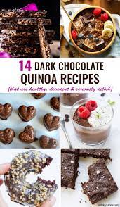 The 14 Best Chocolate Quinoa Recipes Healthy Gf Simply Quinoa Quinoa Dessert Recipes Healthy Sweets Healthy Dessert Recipes