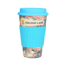 Help us fight the war on waste. Eco Cup 400ml Reusable Bamboo Coffee Cup
