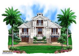 Plantation style house plans with modern amenities. Beach House Plan 3 Story Old Florida Coastal Home Floor Plan