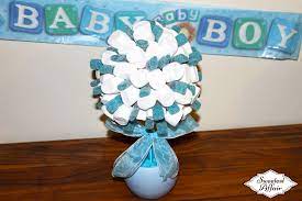 White Marshmallow And Blue Bottles Sweet Tree Boy Baby Shower Http Www Ebay Co Uk Usr Sweetestaffair Sweet Trees Baby Boy Shower Blue Bottle