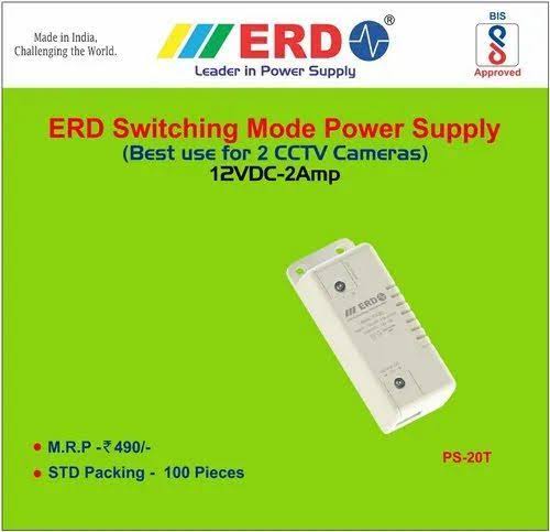 PS-20T 12VDC - 2Amp CCTV Power Supply product image