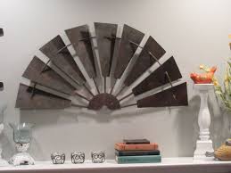 36 Inch Solid Steel Rustic Half Windmill Wall Decor Vintage Etsy Windmill Wall Decor Farmhouse Wall Decor Wall Decor