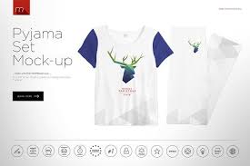 Pyjama Set Mock Up By Mesmeriseme Pics On Creativemarket Pajama Set Mockup Online Design