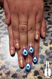 Pin By Jen Busseau On Nail Art Evil Eye Nails Eye Nail Art Minimalist Nails