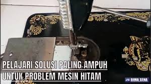 Mesin jahit manual yang masih. Putusan Benang Dan Setel Timing Mesin Hitam