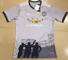 Manchester United S New Silver Third Kit For 2017 18 Season Leaked With George Best Denis Law And Bobby Charlton Statue