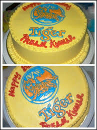 Tiger Beer Logo Design Cake Cake Beer Logo Design Beer Logo