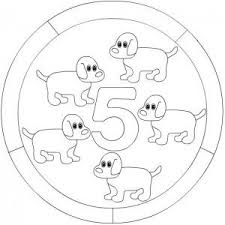 Numbers Mandala Coloring Page Mandala Boyama Sayfalari Okul Oncesi