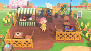 My Mini Cafe By The Beach In 2020 Animal Crossing Animal Crossing Cafe Animal Crossing Game