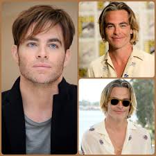 Chris is handsome and attractive in any photo but these ones in particular  caught my eye for no apparent reason. I don't know if it is his gaze, the  look, the hairstyle,