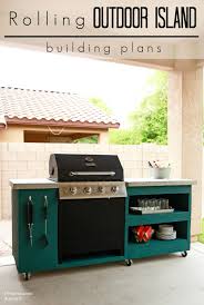 Outdoor kitchen cabinet solutions provide a stylish and functional space fit for storing all your outdoor dishes and grill accessories. Rolling Outdoor Island Building Plans Pneumatic Addict