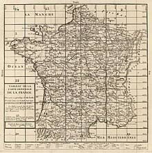 Les cartes routières michelin, cartes satellites, . Reseau Routier De La France Au Xviiie Siecle Wikipedia