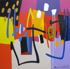 Marcello Cid Saint Jean 150cm X 150cm G Tacq55285 Peinture Sur Toile Tableau Contemporain Galerie Art Paris