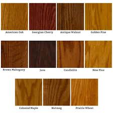 Maple Stain Color Chart Wood Stain Stencil