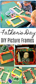 Golfer picture frame father's day easel 3d design green 4x4 photo. Diy Father S Day Frames Fun Kid Craft