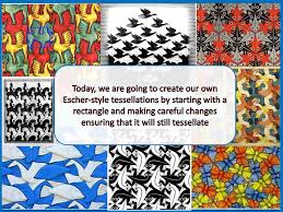Before creating with tessellations, we looked at my favorite art pieces by m.c. M C Escher Ppt Download