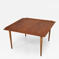 Long coffee table 56x22x16 $475 end tables 20x16x20.5 $280 each delivery is available with surcharge. Selig Furniture Co Selig Simple Sculptural Square Scandinavian Teak Coffee Table 1960s