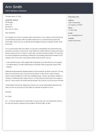 Administrative Assistant Cover Letter Sample 20 Tips