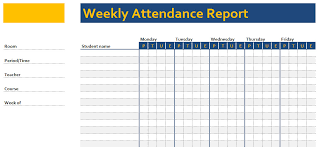 Attendance Chart Template Exceltemplate
