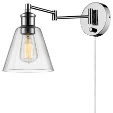 Maybe you would like to learn more about one of these? Leclair 1 Light Dark Bronze Plug In Or Hardwire Industrial Wall Sconce Industrial Swing Arm Wall Lamps By Globe Electric Houzz