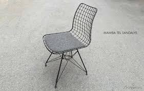Metal Sandalye Tel Archidecors Sandalye Metal Tasarim