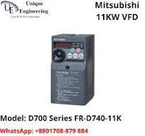 Mitsubishi D700 Series 11KW Inverter FR-D740-11K In Unique