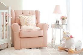 Pink Glider And Unicorn Rocker Pink Nursery Nursery Chair Girl Nursery