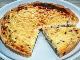 Quiche Lorraine Rezept Herzhafte Murbeteig Quiche Mit Speck Zwiebeln Und Schmand