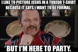 I like to think of jesus as a mischievous badger. jean girard: Love This Part Of Talladega Nights Movie Quotes Funny Talladega Nights Quotes Talladega Nights