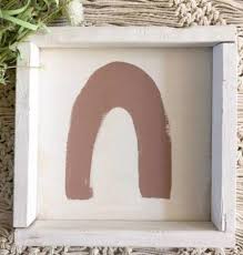 Explore trending designs from independent artists. Square Mauve Brushed Rainbow Wall Art
