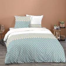 Laver et repasser sur l'envers afin de protéger les couleurs Housse De Couette 240x260 A Prix Mini