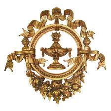 Astoria Grand Rose And Ribbon Carving Wall Decor Wayfair In 2020 Crown Wall Decor Geometric Wall Decor Medallion Wall Decor
