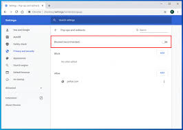 How do you turn off pop up blocker on windows 7? How To Allow And Block Pop Ups In Chrome With Pop Up Blocker Poftut