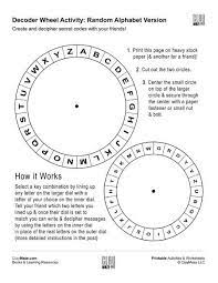 Tobă de ieșire fior alphabet letters generator. Spy Decoder Wheel Random Alphabet Version Escape Room For Kids Escape Room Diy Secret Code