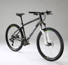 Dankzij de verstelbare stuurpen ligt de st 520 heerlijk in de hand. Stolen Decathlon Btwin Rockrider 520