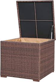 The secret to adding some personality to your outdoor space? Buy Super Patio Outdoor Patio Storage Box Waterproof Wicker Storage Bin Deck Box For Cushions Garden Tools Pool Toys 88 Gallon Online In Indonesia B081f9xvvw