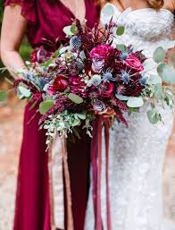 Maybe you would like to learn more about one of these? Fall Wedding Maroon Bridesmaid Dresses And Navy Man S Suit With Maroon Tie Colorsbridesmaid