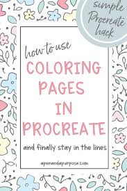 Keep your kids busy doing something fun and creative by printing out free coloring pages. How To Color On Coloring Pages In Procreate A Simple Procreate Tutorial