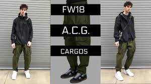 Fw18 Nikelab A C G Cargos Techwear Youtube