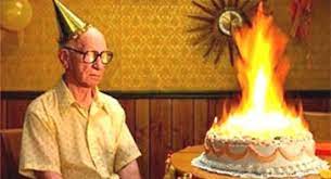 Fire Cake Caption Meme Generator